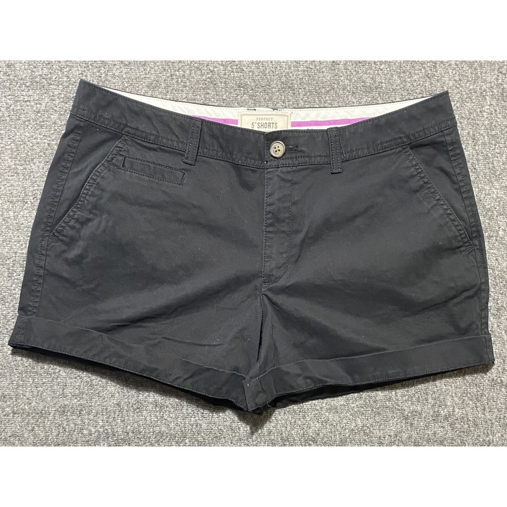 Old Navy Favorite Khaki Shorts Women's Size 10  Summer Shorts Black